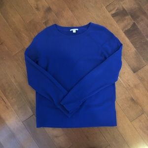 COS blue sweater